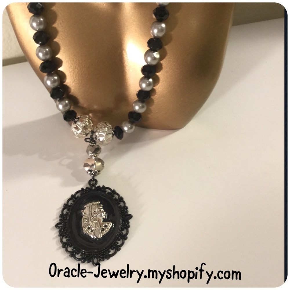 Queen Nefertiti Egyptian necklace.